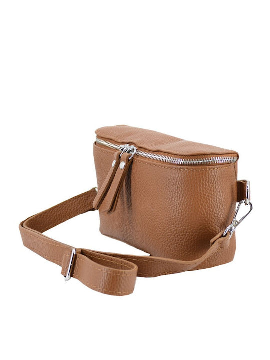 Leather Women's Bag Crossbody Tabac Brown
