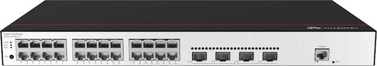 Huawei S5735-L24T4S-A-V2 Unmanaged L2 Switch με 24 Θύρες Gigabit (1Gbps) Ethernet και 4 SFP Θύρες