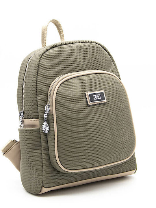 Silver & Polo Women's Bag Backpack Khaki