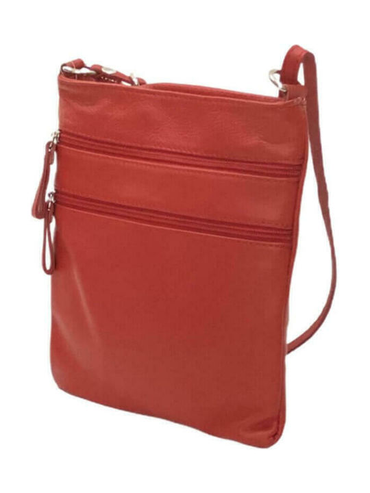 Bag Leather Women's Bag Crossbody Red