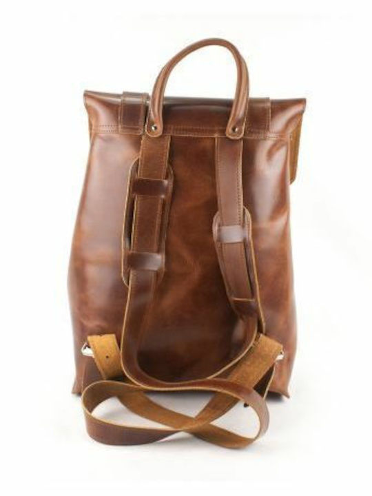 -women's Leather Women's Bag Backpack Brown