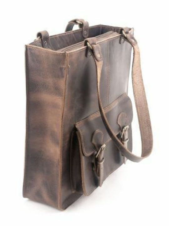 Leather Women's Bag Shoulder Brown