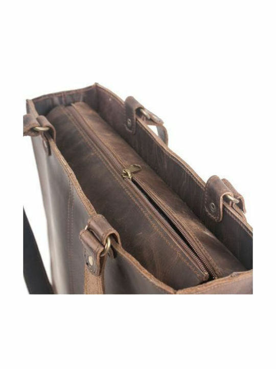 Leather Women's Bag Shoulder Brown