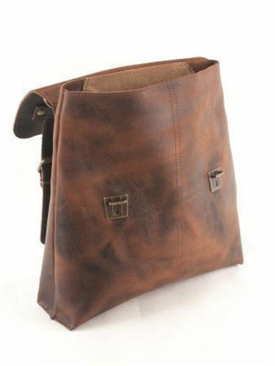 Leather Women's Bag Backpack Brown