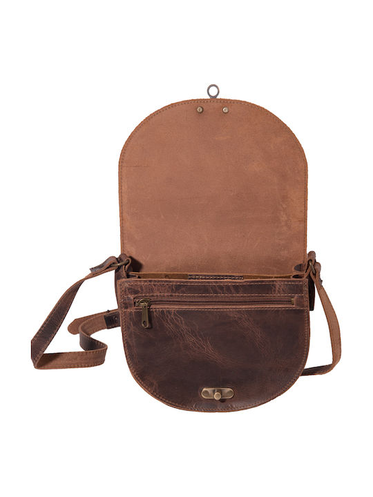 Leather Women's Bag Crossbody Brown