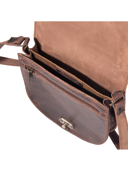 Leather Women's Bag Crossbody Brown