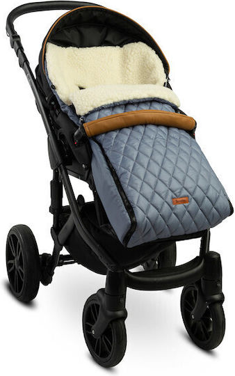 Sensillo Quilted Универсален Калъф за количка Waterproof Сив 95x40εκ.