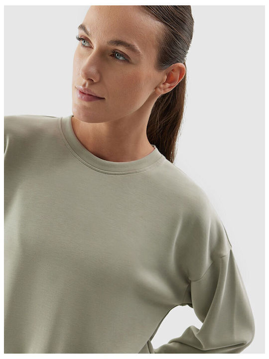 Lang Damen Sweatshirt Türkis