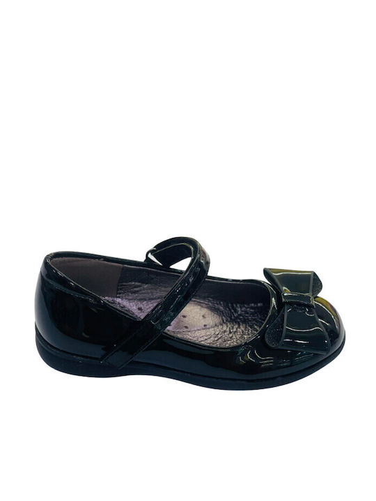 Exe Kids Ballerinas with Hoop & Loop Closure Black