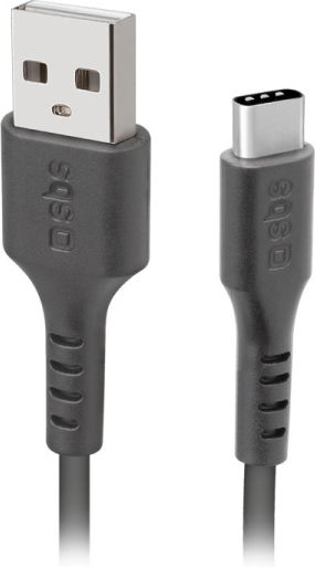 SBS Regular USB 2.0 to micro USB Cable Μαύρο 1.5m (CABLEMICROC15K)