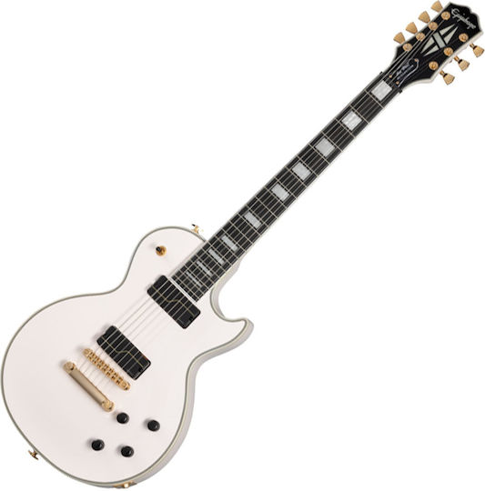 Epiphone Matt Heafy LP Custom Origins Electric Guitar Single cut with HH Pickup Configuration Bone White