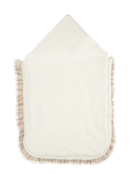 Monnalisa Winter Deckenschlafsack Ecru