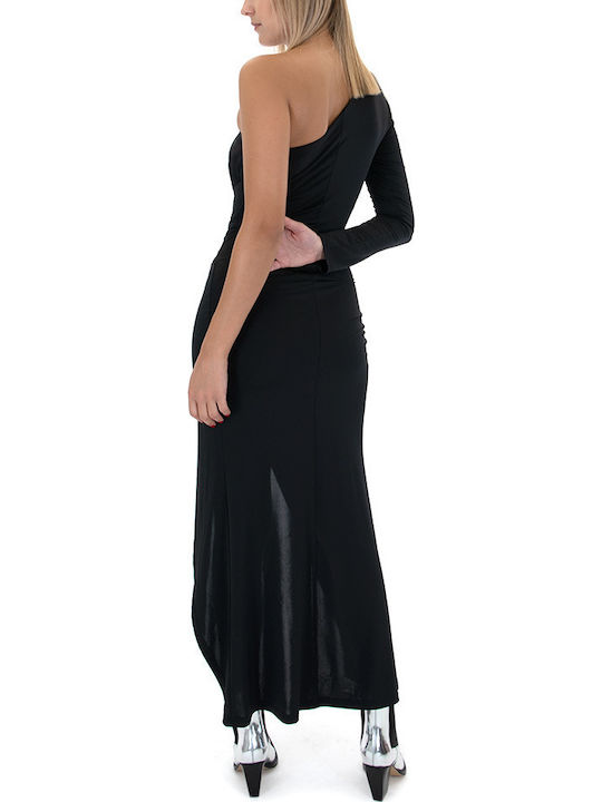 Summer Midi Evening Dress Black