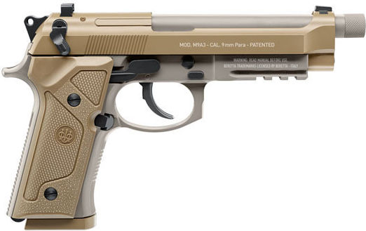 Umarex Αεροβόλο Πιστόλι CO2 Beretta M9a3 Fde Blowback Μεταλλικό 4.5mm