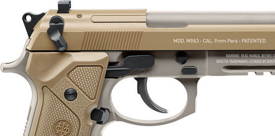 Umarex Αεροβόλο Πιστόλι CO2 Beretta M9a3 Fde Blowback Μεταλλικό 4.5mm
