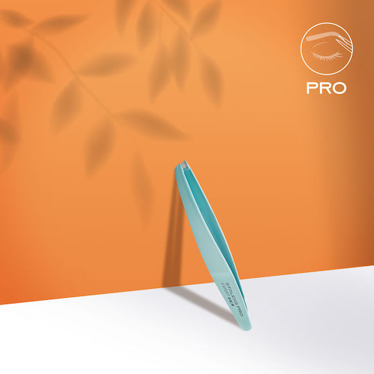 Staleks Pensetă pentru sprâncene cu Vârf Oblic Multicolor