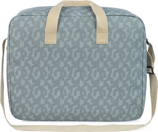 Walking Mum Maternity Shoulder Bag Handbag Tulum Blue 49x37cm