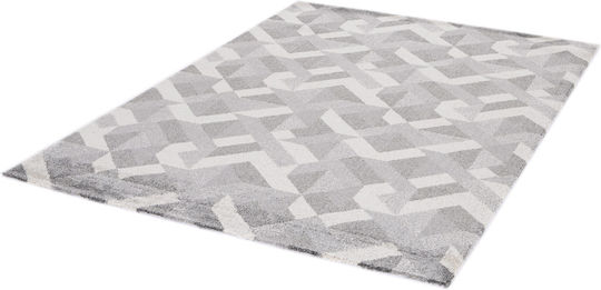 Decostar Loom-s 50741-389 Modern Bedroom Rugs Set Gray DE172250 3pcs