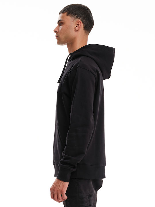 Sweatshirt with Hood Black