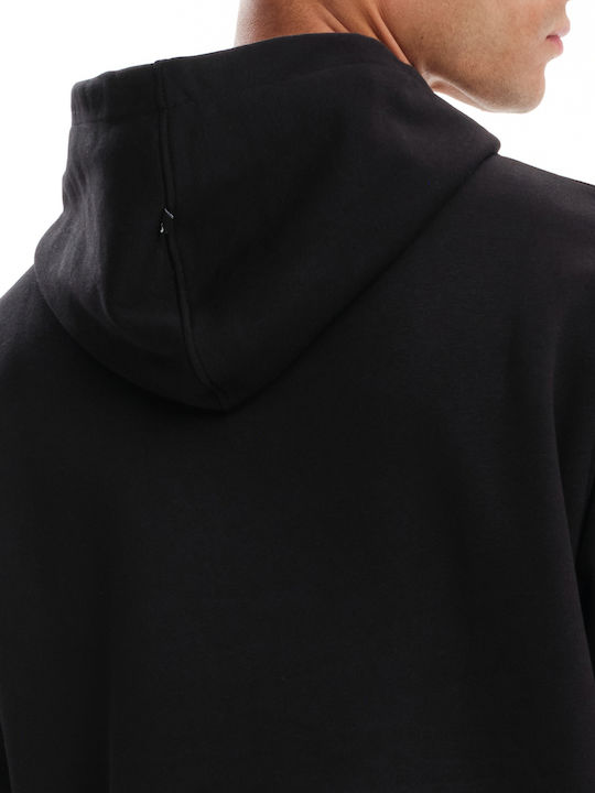 Sweatshirt with Hood Black