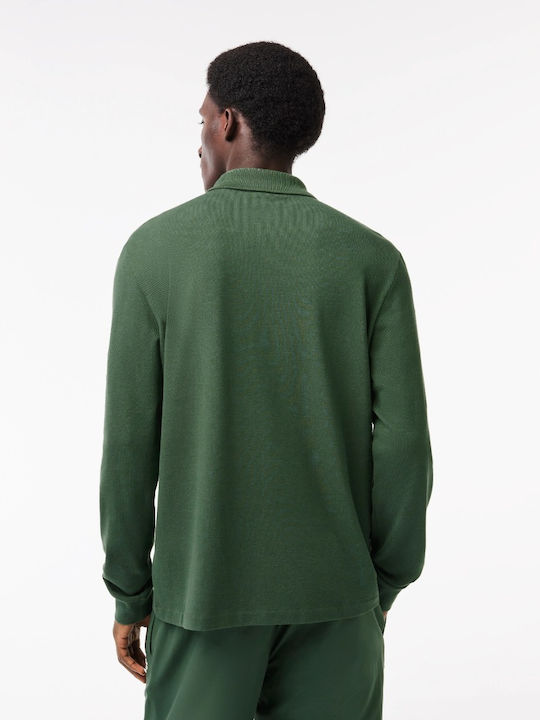 Lacoste Men's Long Sleeve Blouse Polo Green