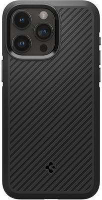 Spigen Core Armor Silicone Back Cover Durable Matte Black (iPhone 15 ProGalaxy Core)