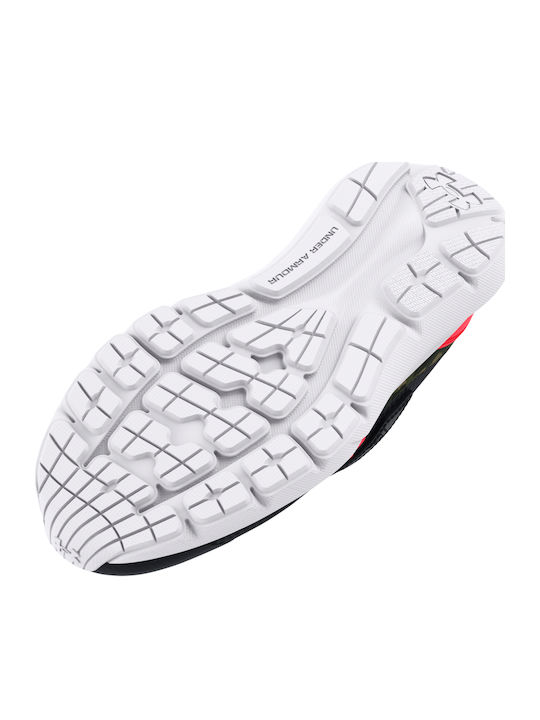 Surge 3 Kids Sports Shoes Running with Hoop & Loop Closure Black