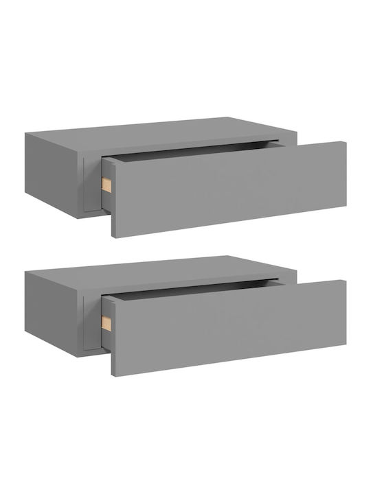Стенни Рафтoве Сиви (2 Бр.) 40x23.5x10 см