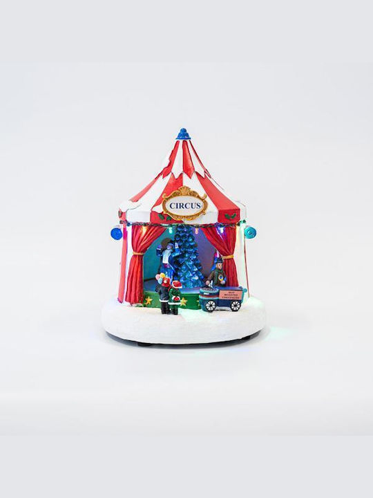 Eurolamp Illuminated Christmas Plastic Figure Height 24.5cm with Music