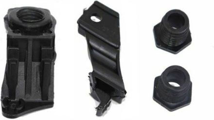 Carner Βάσεις Καθρεπτών Αυτοκινήτου Volkswagen Golf 03-08 4τμχ