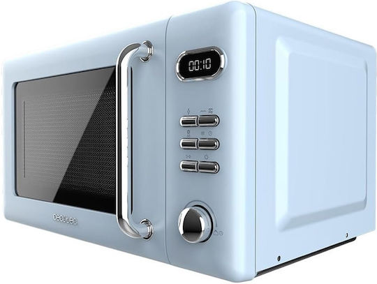Cecotec ProClean 5110 Retro Microwave Oven with Grill 20lt Blue