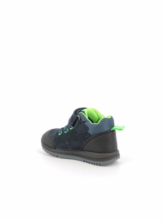 Primigi Kids Leather Boots Navy Blue