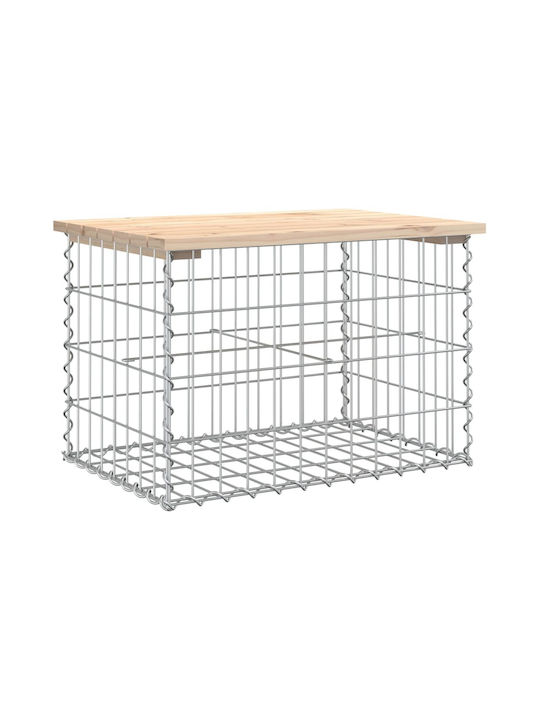 Παγκάκι Εξωτερικού Χώρου Ξύλινο 63x44x42cm