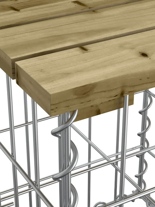 Bench Outdoor Wooden 63x44x42cm