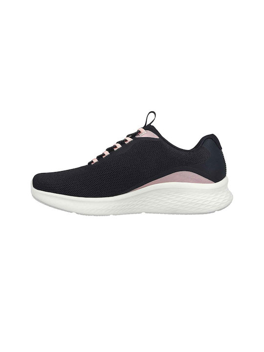 Overlay Mesh Sport Shoes Running Black