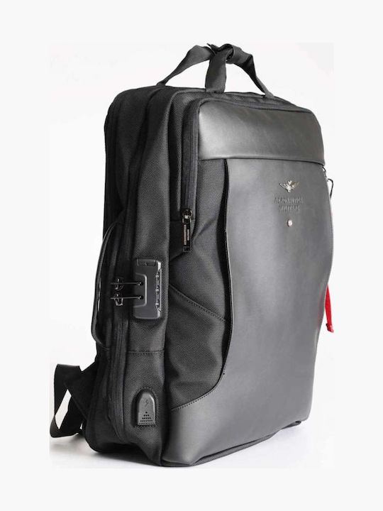 Aeronautica Militare Rucksack Schwarz Aeronautica Militare Rucksack Schwarz