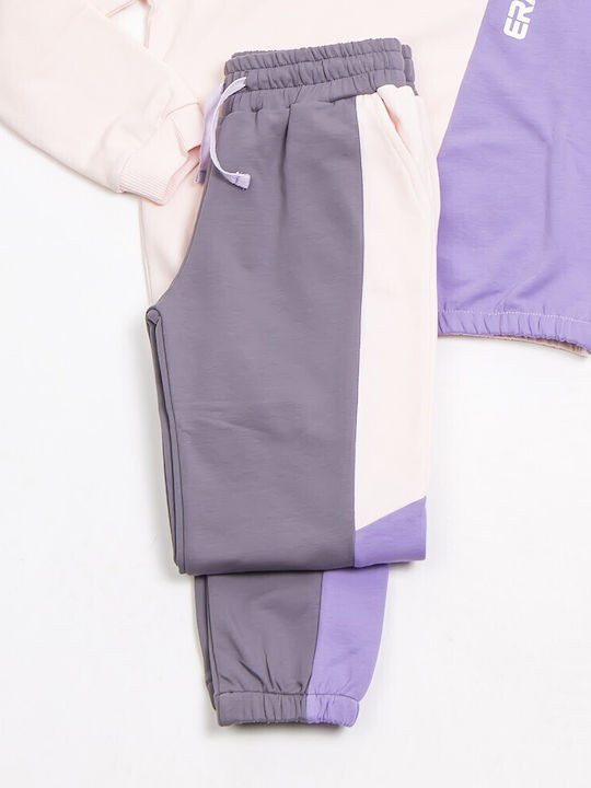 Trax Kids Sweatpants Set Pink 2pcs