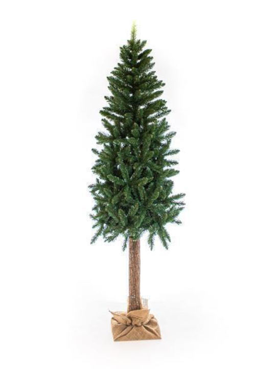 Pvc Christmas Green Tree with Metallic Base H210cm