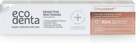Ecodenta Sensitive Whitening Omyadent Pastă de dinți pentru Dinți sensibili 100ml