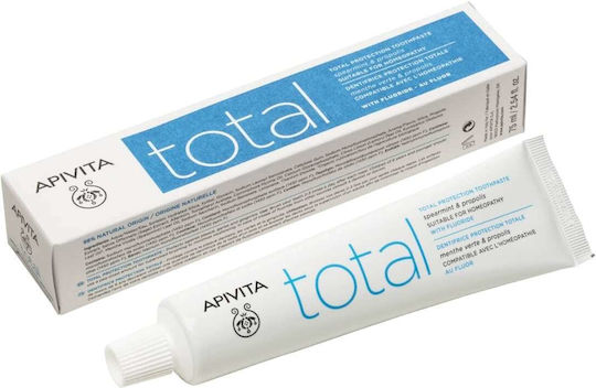 Apivita Total Toothpaste for Plaque & Cavities 75ml