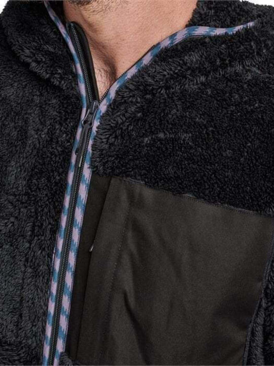 Langarm Herrenbluse Schwarz