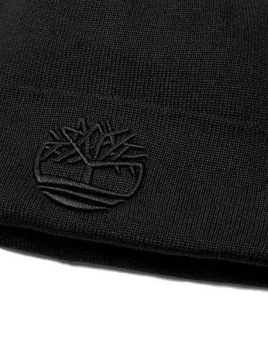 Beanie Unisex Beanie Knitted in Black color