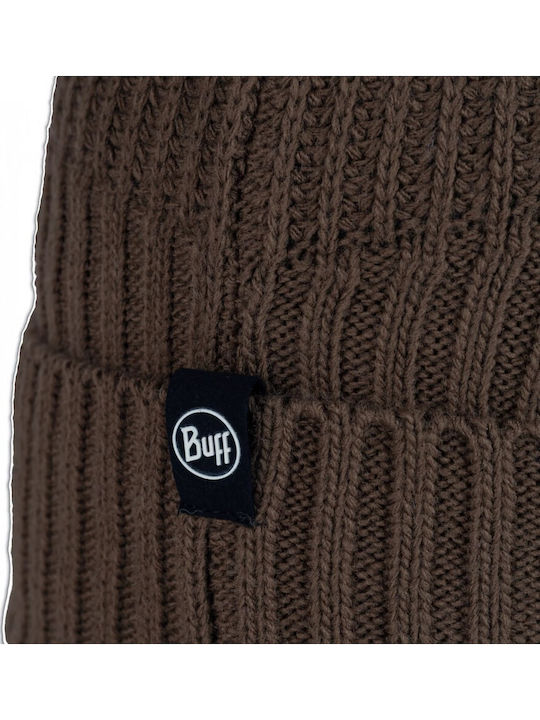 Knitted Fleece Beanie Cap Brown .10.00