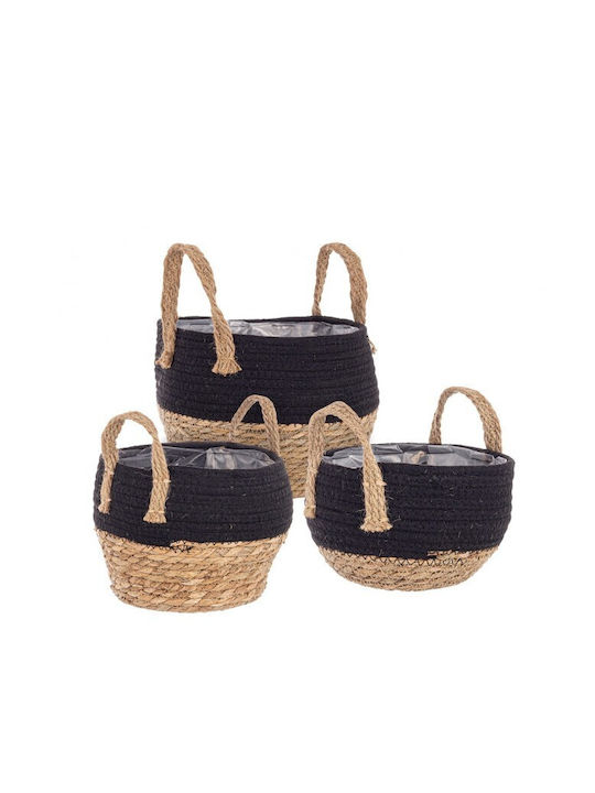 Wicker Decorative Basket Bizzotto