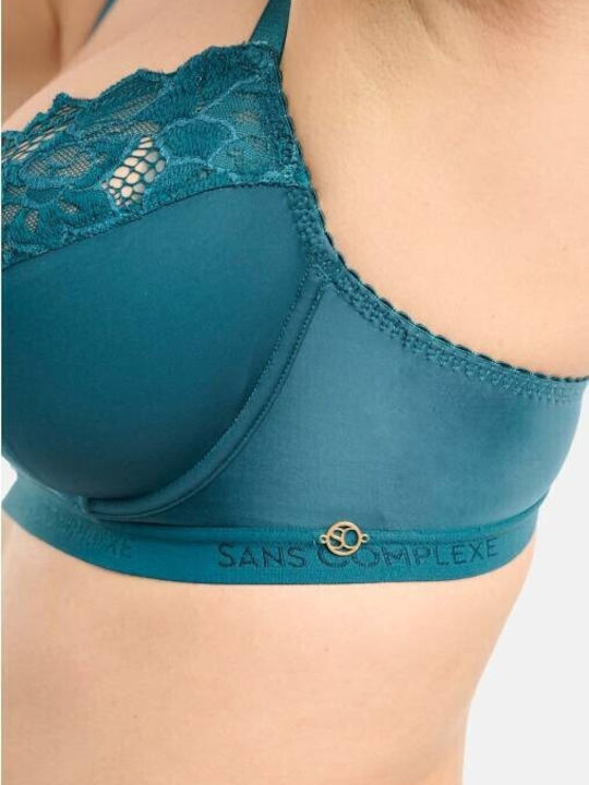 Albastru Sutien fără căptușeală cu Baloane
