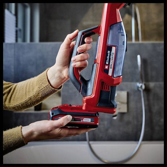 Einhell Brillianto Solo Battery Hand Window Cleaner 18V Red