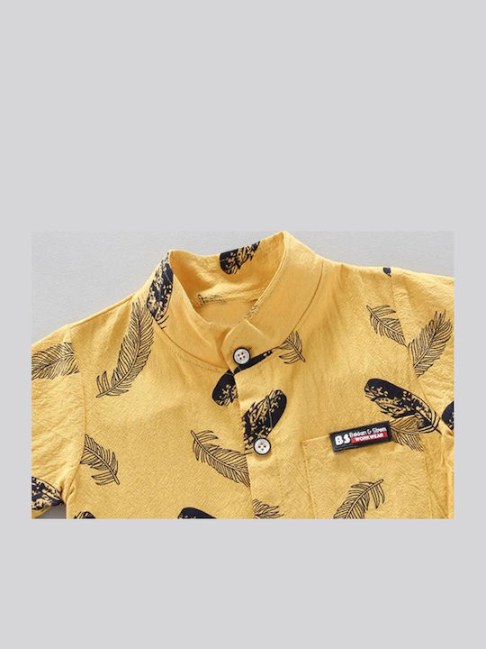 Kids' Set with Shorts Summer 2pcs Yellow