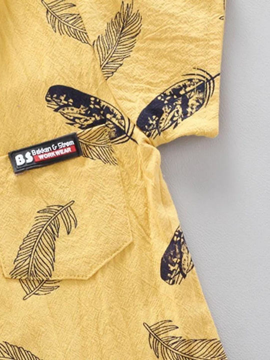 Kids' Set with Shorts Summer 2pcs Yellow