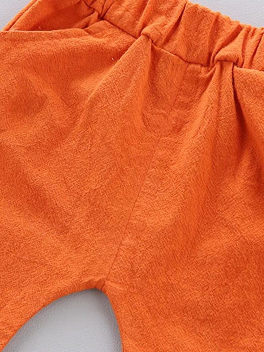 Kids' Set with Shorts Summer 2pcs Orange