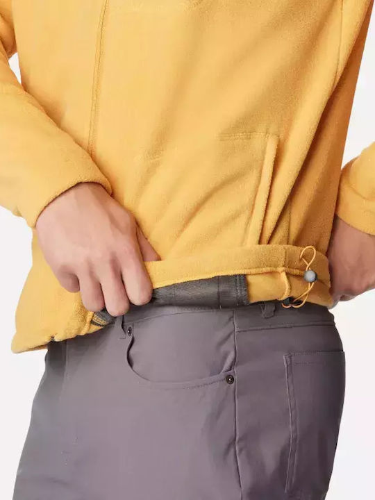 Ανδρική Ζακέτα Fleece Κίτρινη